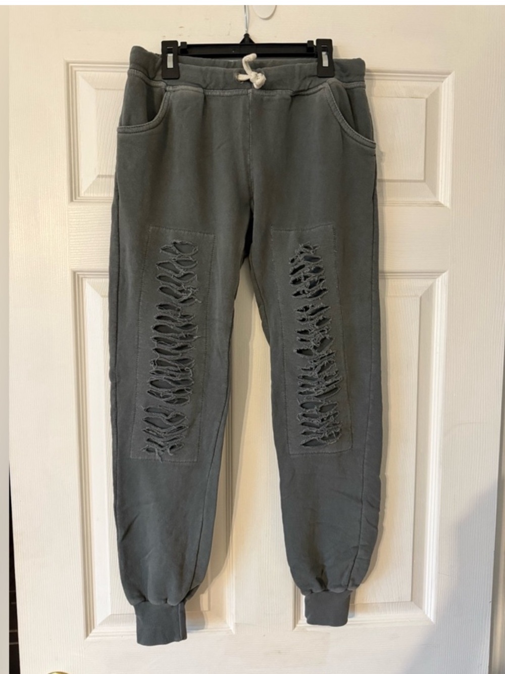 Vintage Havana Kids Charcoal Distressed Joggers with Drawstring